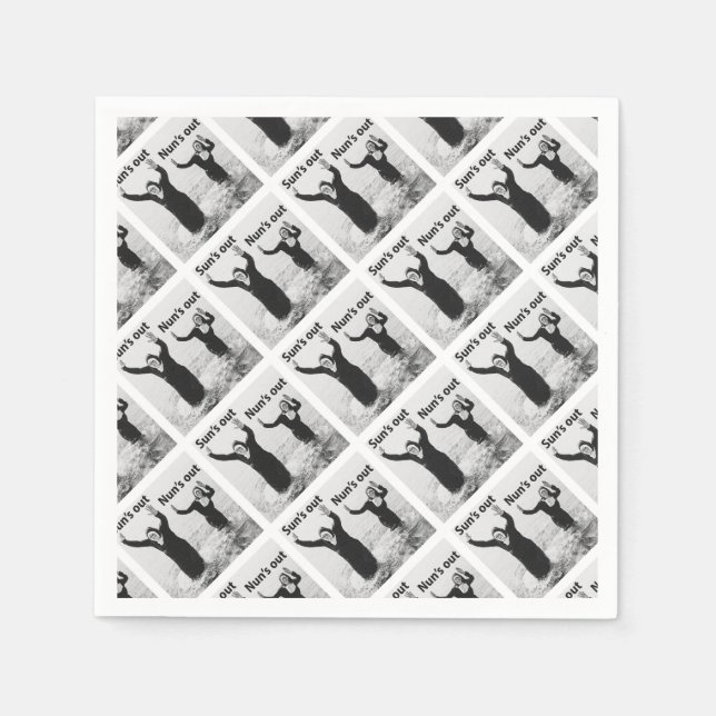 Guardanapo De Papel Sois fora freiras (Frente)