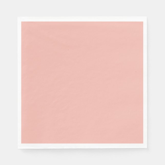 Guardanapo De Papel Solid light salmon pale red (Frente)
