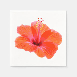 Guardanapo De Papel Somente uma flor do hibiscus + seus texto & ideias
