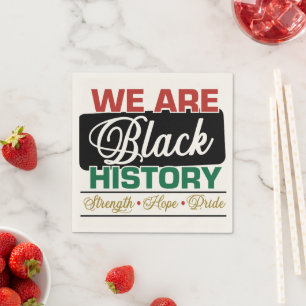 Guardanapo De Papel Somos a História Negra Orgulhosa Juntee