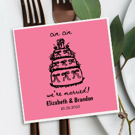 Guardanapo De Papel Somos casados Casados Personalizados Napkins