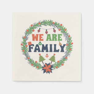 GUARDANAPO DE PAPEL "SOMOS FAMILIARES"