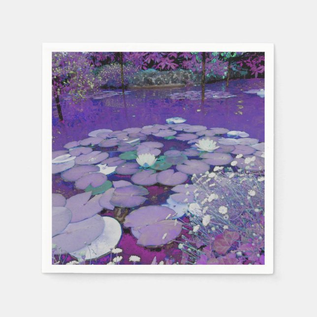Guardanapo De Papel Sonho de Purple Lake (Frente)