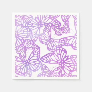 Guardanapo De Papel Sonhos de borboletas (Lavanda)