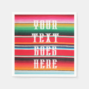 Guardanapo De Papel Soquete poncho mexicano cinco de mayo
