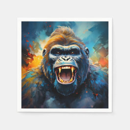 Guardanapo De Papel Sorriso Gorila