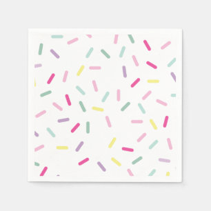 Guardanapo De Papel Sorvete e borrifagem Doce um primeiro aniversario