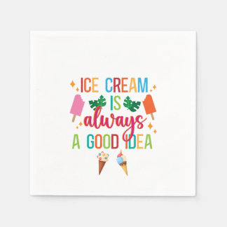 Guardanapo De Papel Sorvete social