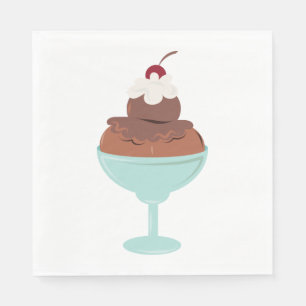 Guardanapo De Papel Sorvete Sundae