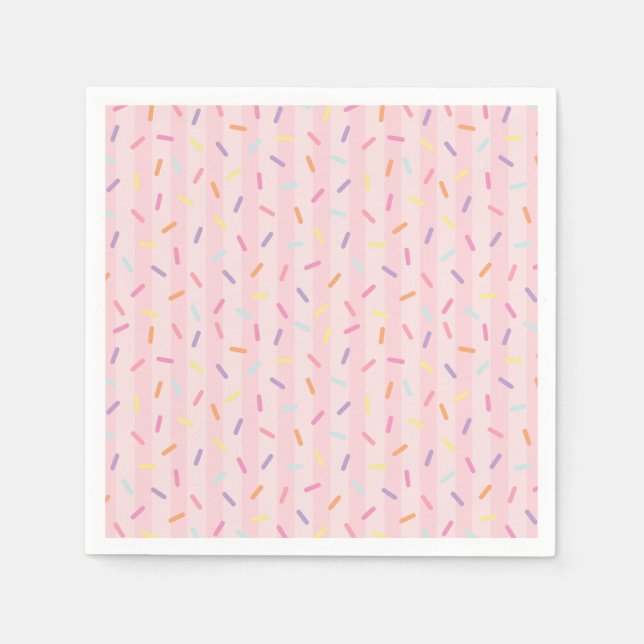 Guardanapo De Papel Sorvete Sundae Aqui está a Dica Doces Confeitos (Frente)