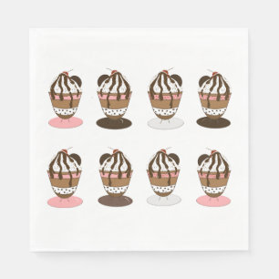 Guardanapo De Papel Sorvete Sundaes