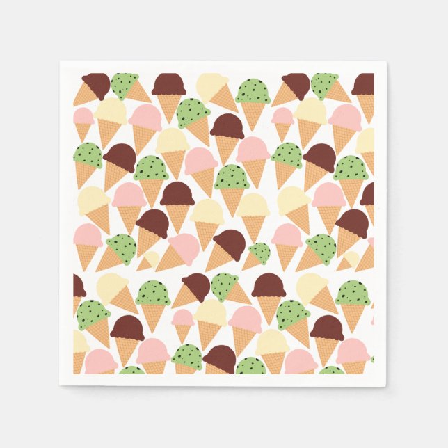 Guardanapo De Papel Sorvetes (Frente)