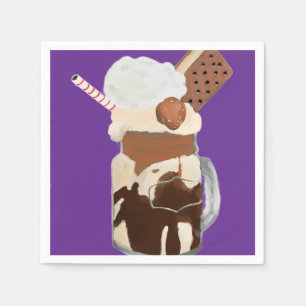 Guardanapo De Papel Sorvetes Sundae Diversão Sobremesas