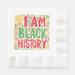 Guardanapo De Papel Sou História Negra - Ativismo Negra