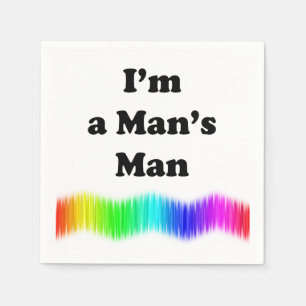 Guardanapo De Papel Sou o Homem de Um Homem