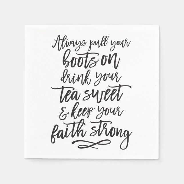 Guardanapo De Papel Southern Girl Mantra Humor (Frente)