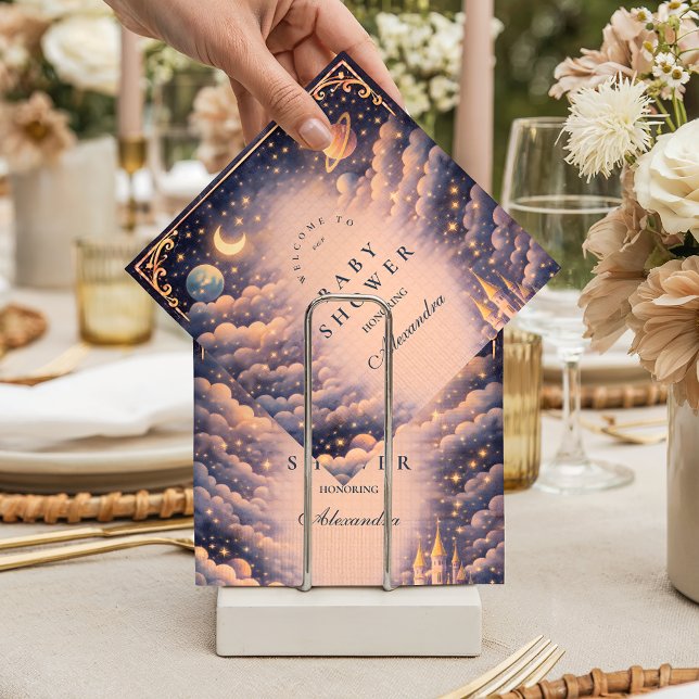 Guardanapo De Papel Space Castle Baby Shower (Criador carregado)