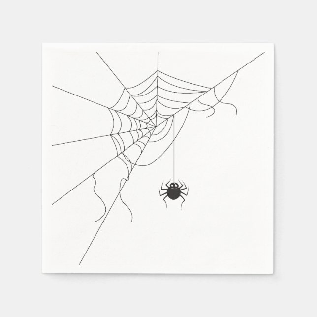 Guardanapo De Papel spider web (Frente)