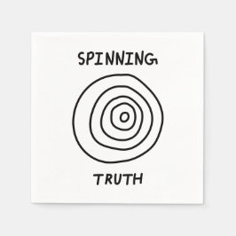 Guardanapo De Papel Spinning Truth