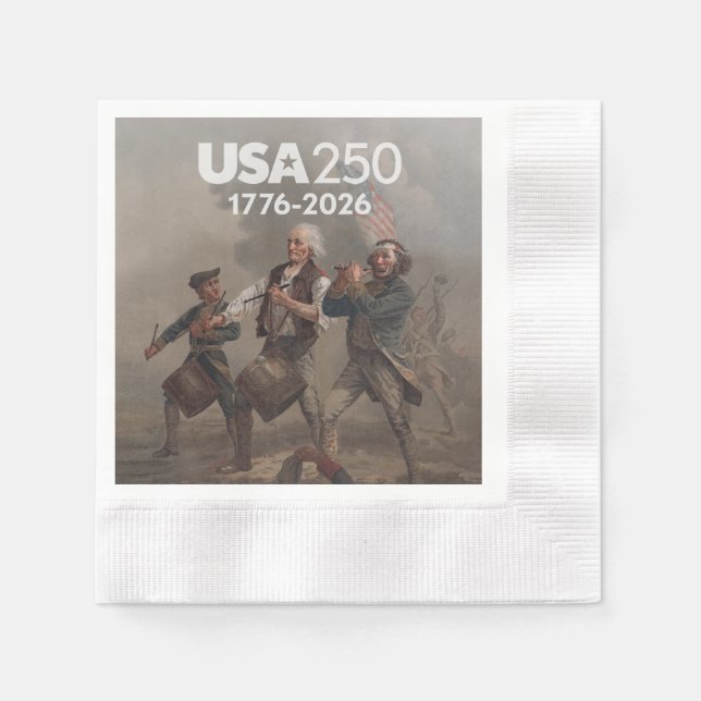 Guardanapo De Papel Spirit of 76 - America's 250th Birthday (Frente)