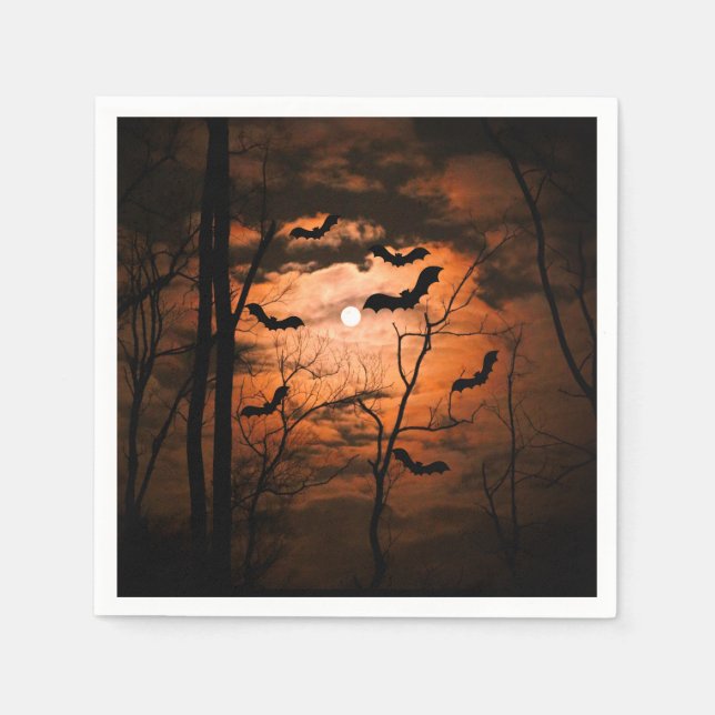 Guardanapo De Papel Spooktacular Festa de Lua Cheia (Frente)