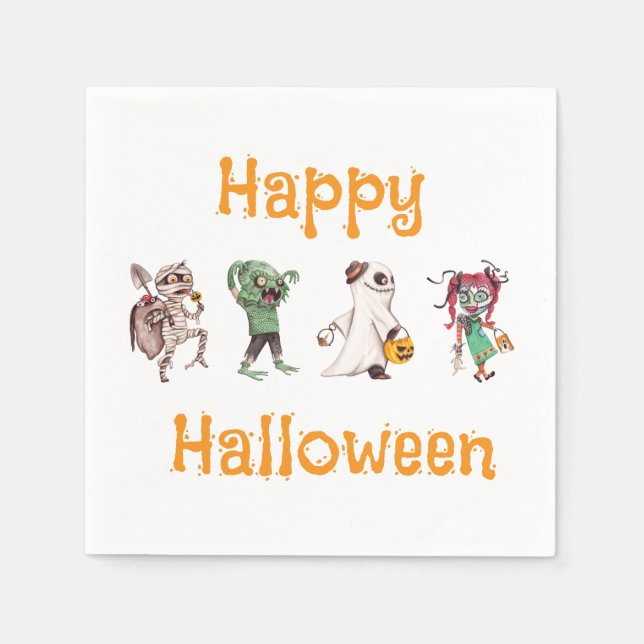 Guardanapo De Papel Spooktacular Halloween Bash (Frente)