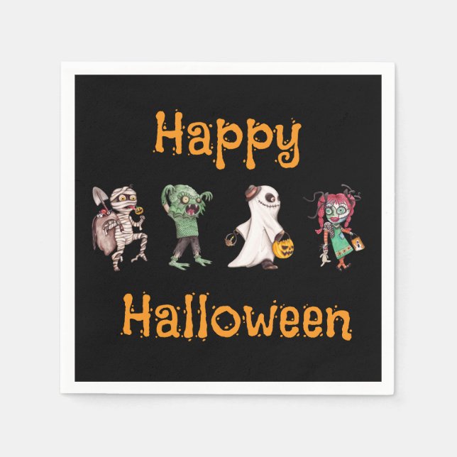 Guardanapo De Papel Spooktacular Halloween Bash (Frente)