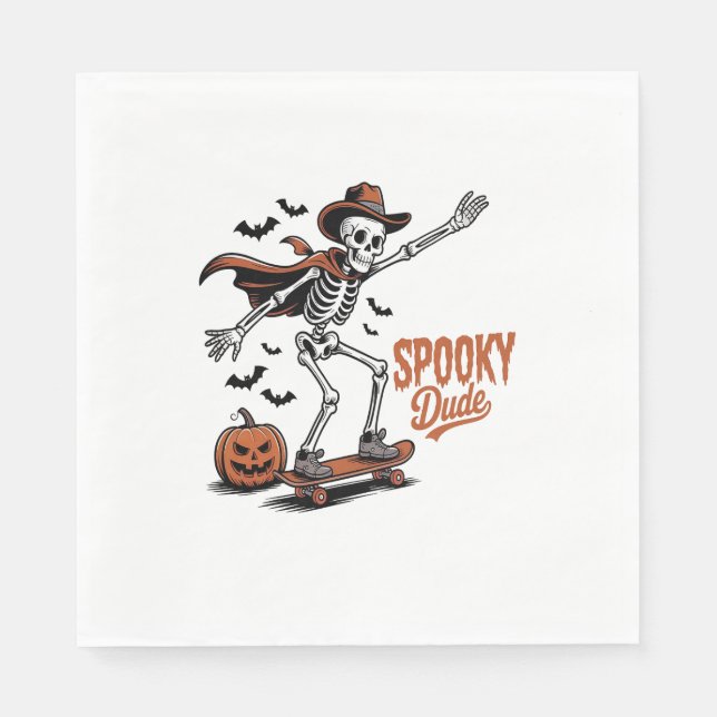 Guardanapo De Papel Spooky Dude Spooky (Frente)