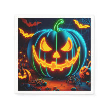 Spooky Pumpkin Neon 