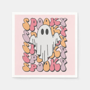 Guardanapo De Papel Spooky Retro Ghost