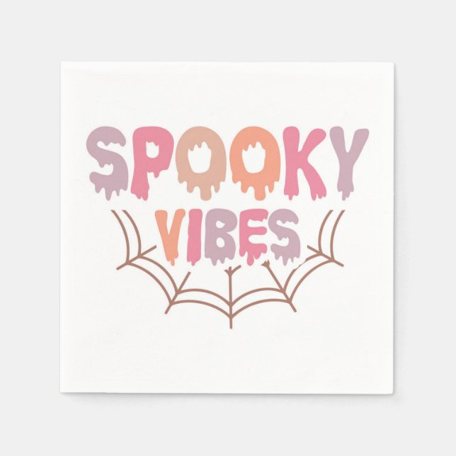 Guardanapo De Papel Spooky Vibes (Frente)