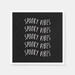 Guardanapo De Papel spooky vibes typography