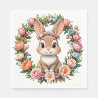 Guardanapo De Papel Spring Bunny Easter 