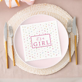 Guardanapo De Papel "Sprinkles Coloridos" É um papel de Chá de fraldas