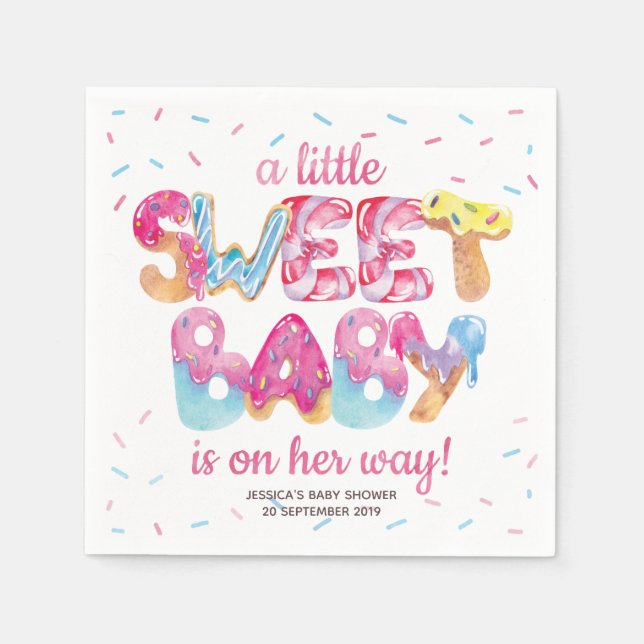 Guardanapo De Papel Sprinkles Doce Candyland (Frente)