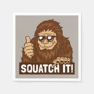 Guardanapo De Papel Squatch ele