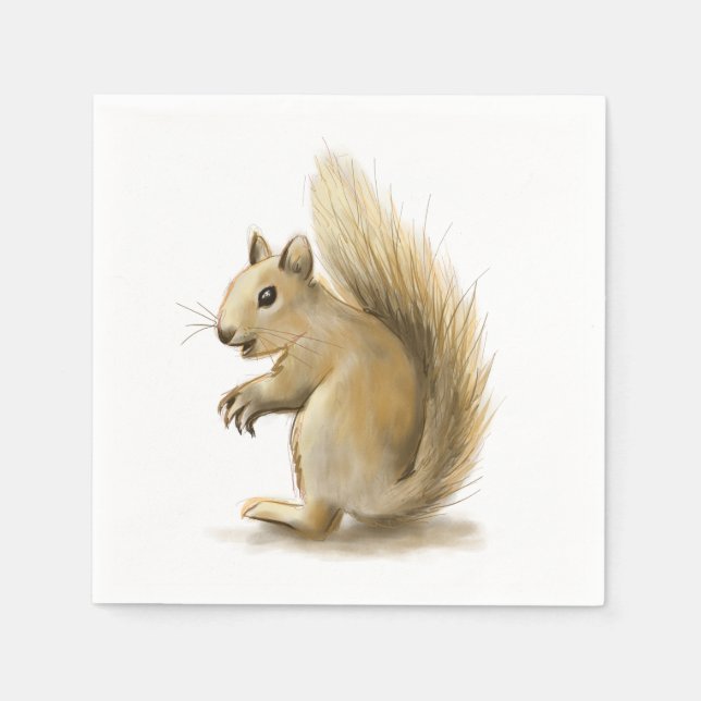 Guardanapo De Papel Squirrel (Frente)
