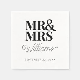 Guardanapo De Papel Sr. Elegant Noivado Modern Wedding