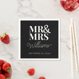 Guardanapo De Papel Sr. Elegant Noivado Modern Wedding