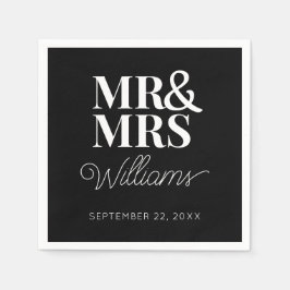 Guardanapo De Papel Sr. Elegant Noivado Modern Wedding