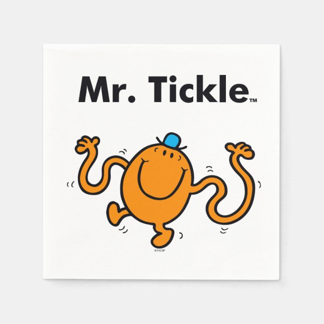 Guardanapo De Papel Sr. Men | Sr. Tickle Will Tickle (Frente)