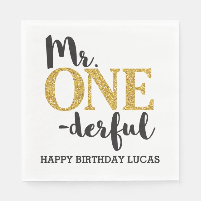 Guardanapo De Papel Sr. ONEGreat White Luncheon Paper Napkins (Frente)