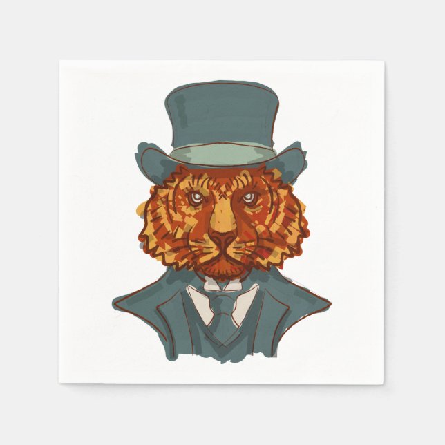 Guardanapo De Papel Sr. Tigre (Frente)