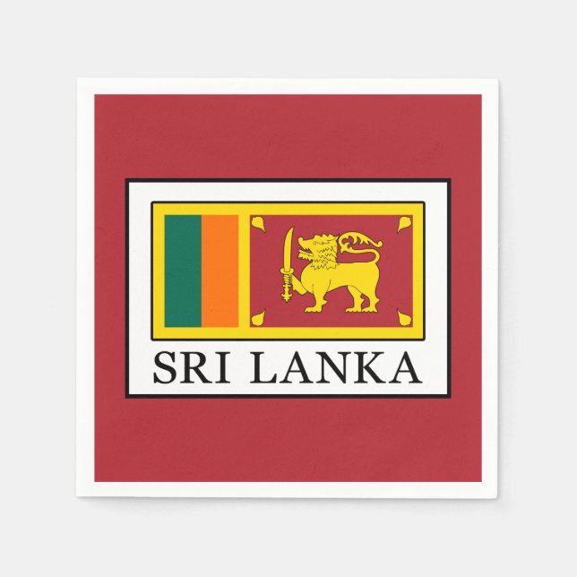 Guardanapo De Papel Sri Lanka (Frente)