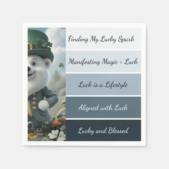 Guardanapo De Papel St. Patrick’s Affirmation (Frente)