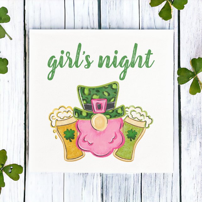 Guardanapo De Papel St Patrick's Day Girl's Night (Criador carregado)