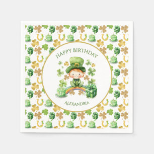 Guardanapo De Papel St Patricks Lucky One Primeiro Aniversário