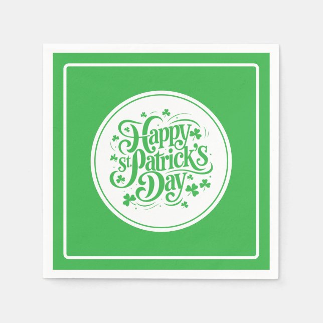 Guardanapo De Papel St. Patrick's Paper  (Frente)
