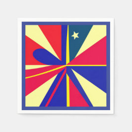 Guardanapo De Papel Star Patriotic Napkin