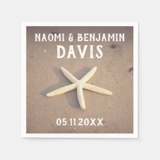 Guardanapo De Papel Starfish Beach Wedkins